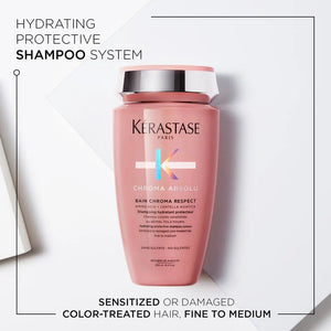 
3-piece color protection gift set
Sulfate-free shampoo for color-treated hair
Conditioner for color-treated fine to medium hair
Heat protectant for color-treated hair
Color-safe haircare holiday gift
Kérastase color protection gift set
Descriptive Tags:
Bain Chroma Respect sulfate-free shampoo
Fondant Cica Chroma lightweight conditioner
Chroma Thermique heat-protectant hair serum Holiday gift set for color-treated hair Sulfate-free shampoo and conditioner set for color-treated hair erastase-color-protect

